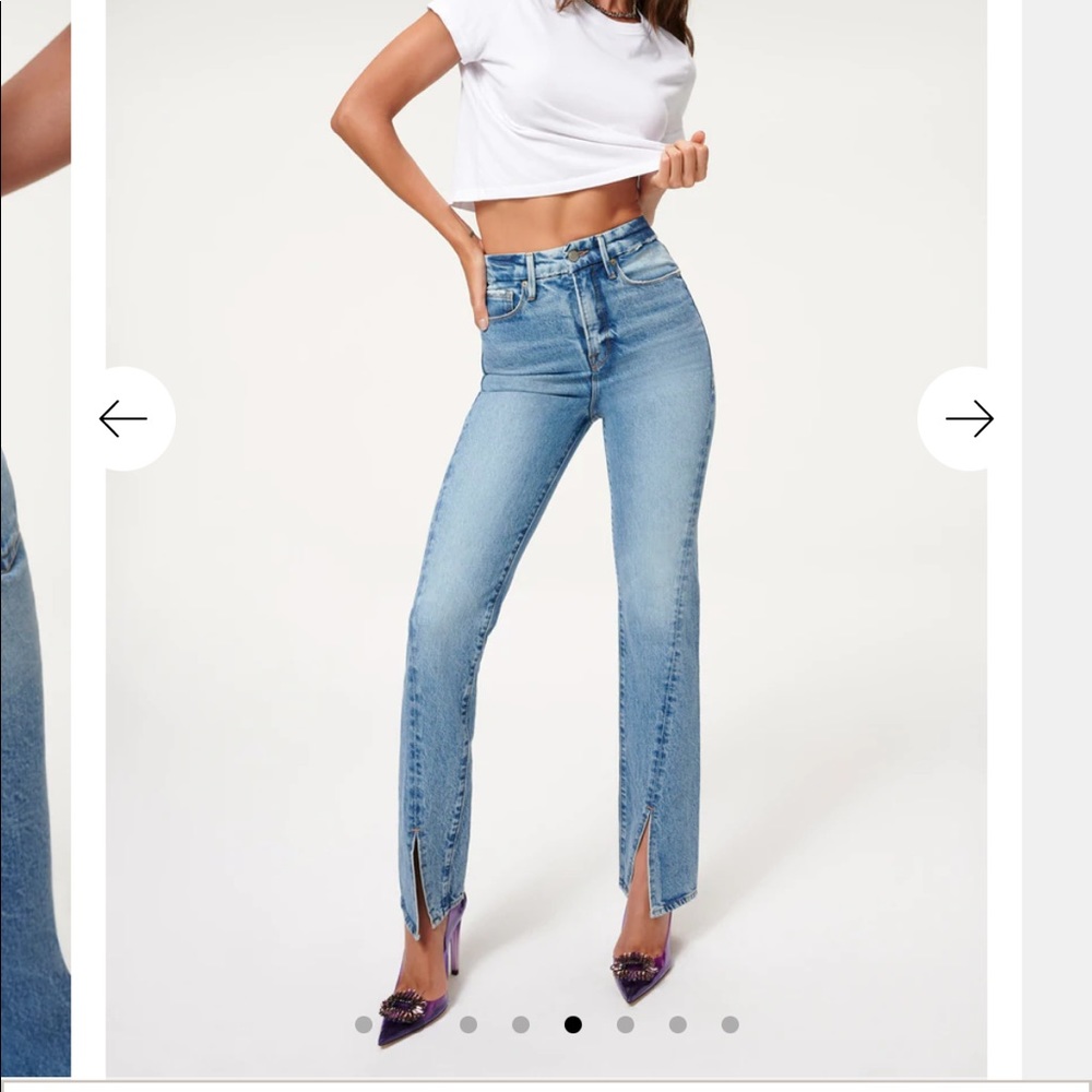 Good American Slit Jean Size 27